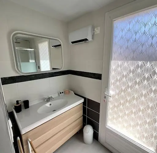 La Azur - Chaleureuse Maisonnette Avec Piscine Partagee Капбретон