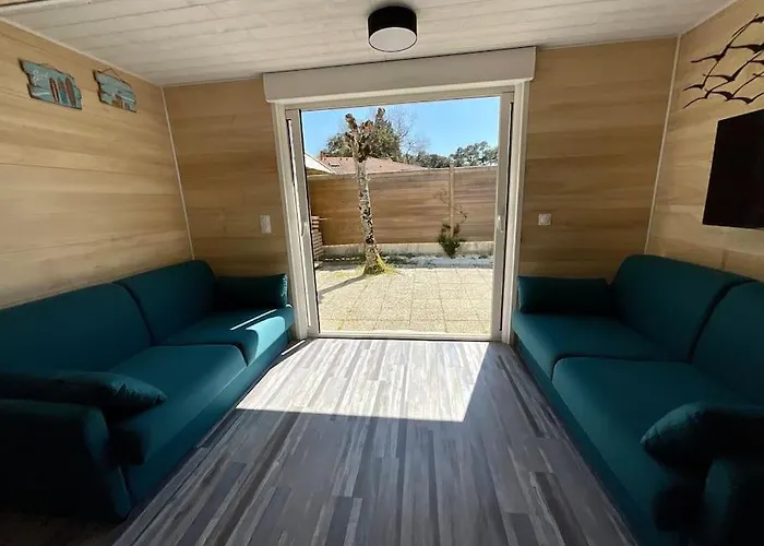 La Azur - Chaleureuse Maisonnette Avec Piscine Partagee Дом отдыха Капбретон